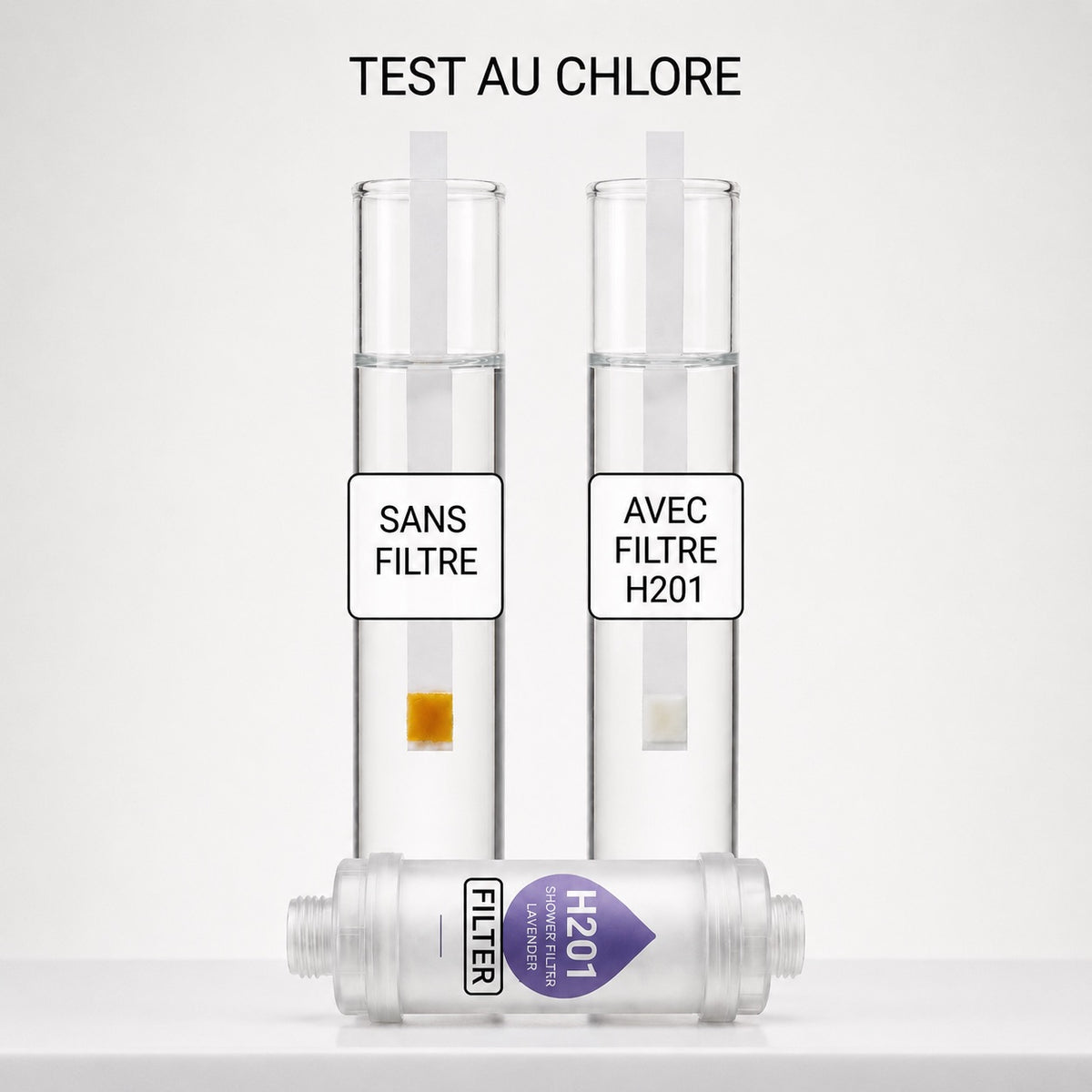 lavande — Filtre de douche parfumé PARFEAU à la lavande, Vitamine C, réduit le chlore