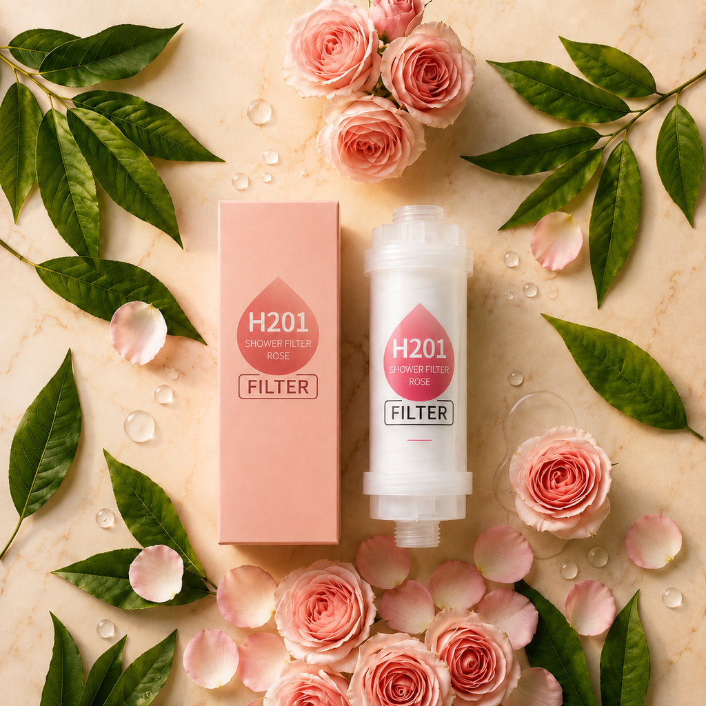 Filtre de Douche Parfumé — Vitamine C & Anti-Chlore