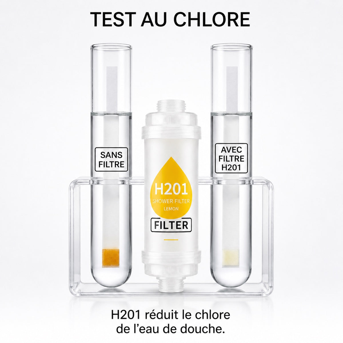 citron — Filtre de douche parfumé PARFEAU au citron, Vitamine C, réduit le chlore