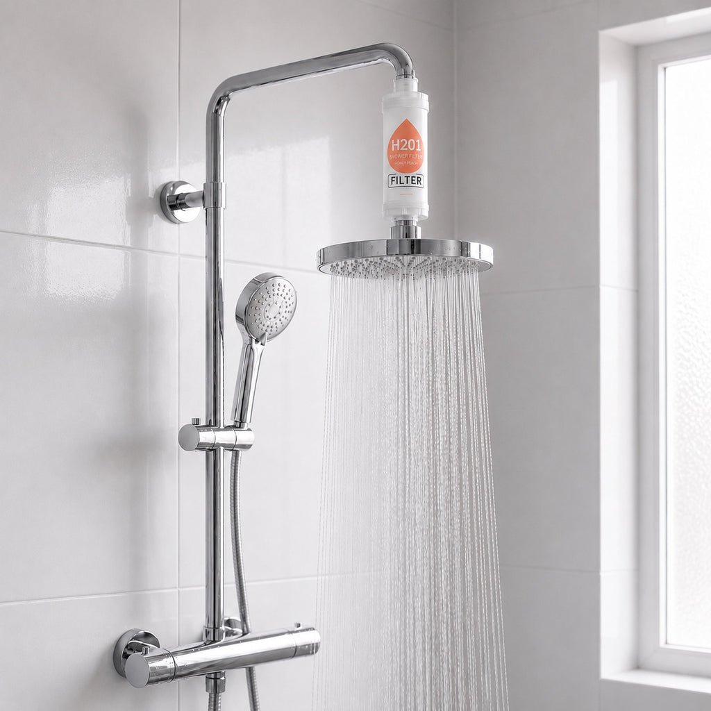 Filtre de Douche Parfumé — Vitamine C & Anti-Chlore