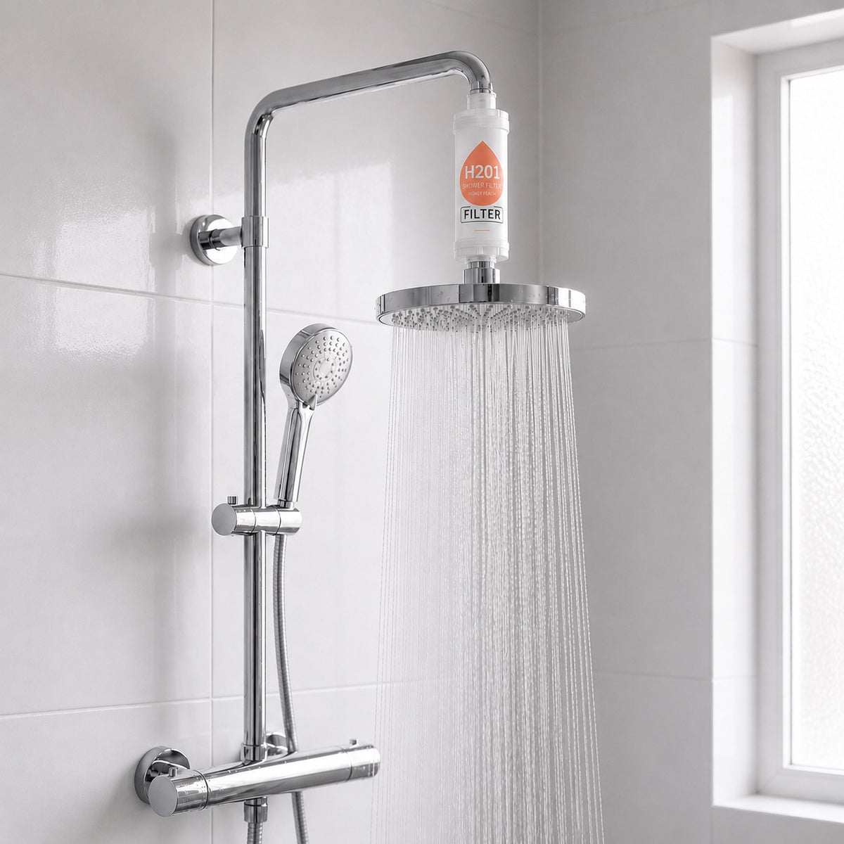 Filtre de Douche Parfumé — Vitamine C & Anti-Chlore
