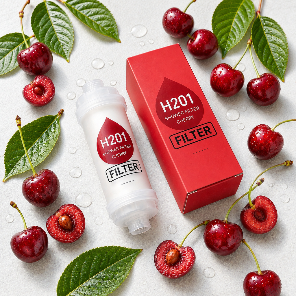 Filtre de Douche Parfumé — Vitamine C & Anti-Chlore